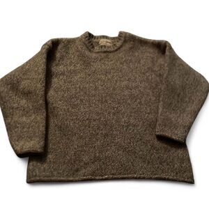 Y2K Vintage Abercrombie & Fitch The Big Sweater Men’s XL Brown Wool Blend